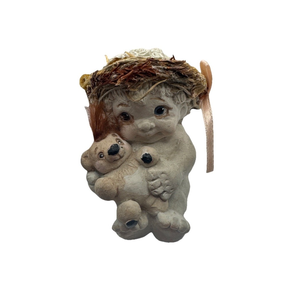 -Dreamsicles‎ Cherub Figurine "Teddy and Me" DC053  Kristin 1994